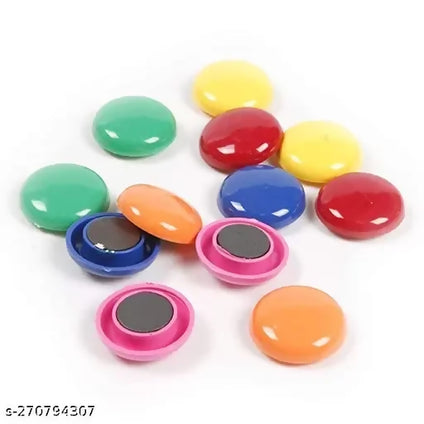 MAGNETIC BUTTON Economical Packets of colourful magnetic buttons for your standard magnetic whiteboards