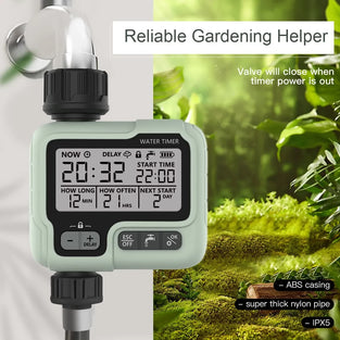 Digitial water Timer with 5 individual watering plants