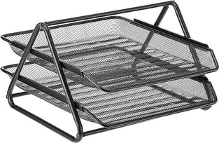 DELI 9183 MESH DOCUMENT TRAY TWO TIERS