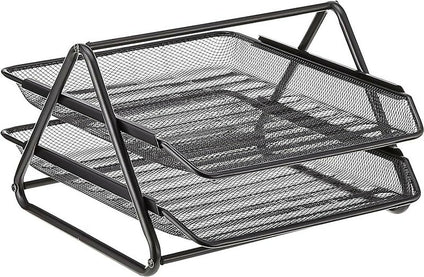 DELI 9183 MESH DOCUMENT TRAY TWO TIERS