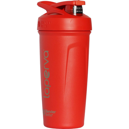 Laperva Stainless Steel Shaker Bottle Red Leak Proof Insulated Odor Resistant shaker BPA Free Ultimate Workout Companion