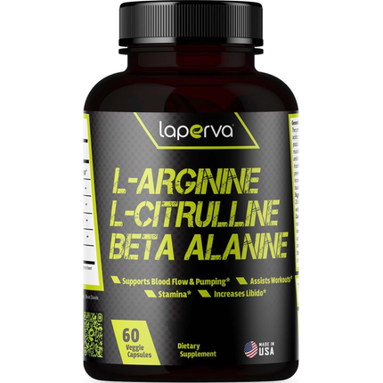 Laperva L arginine L citrulline Beta-Alanine Veggie Capsules 60 Capsules