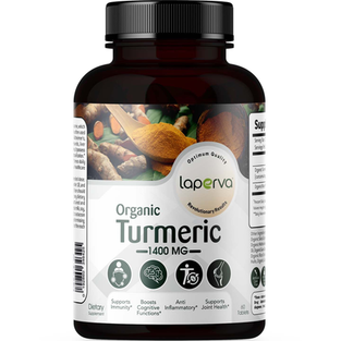 Laperva Organic Turmeric 1400mg Tablets 60 Tablets