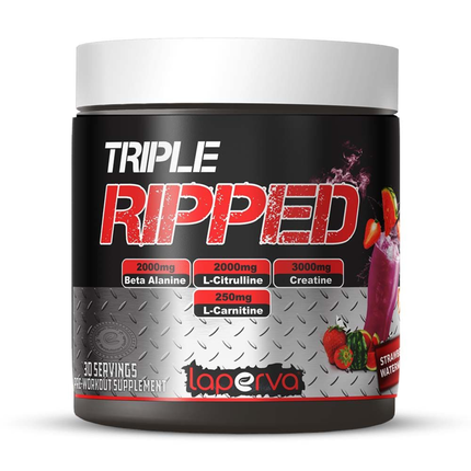 Laperva Triple Ripped Pre Workout Strawberry Watermelon 30 Serving