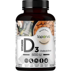 Laperva Vitamin D3 5000 IU Veggie Capsules 90 Capsules