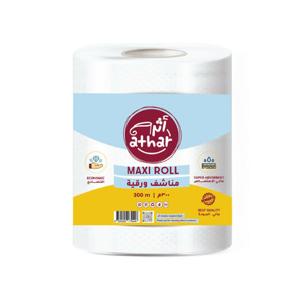 Athar Maxi Roll 1ply 300m 1 Roll