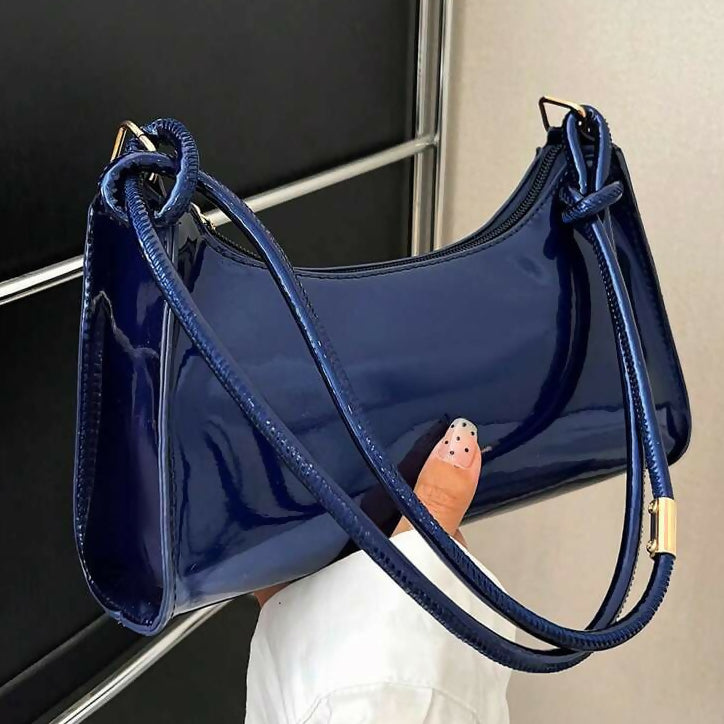 Simple, solid color and luxury hobo shoulder bag