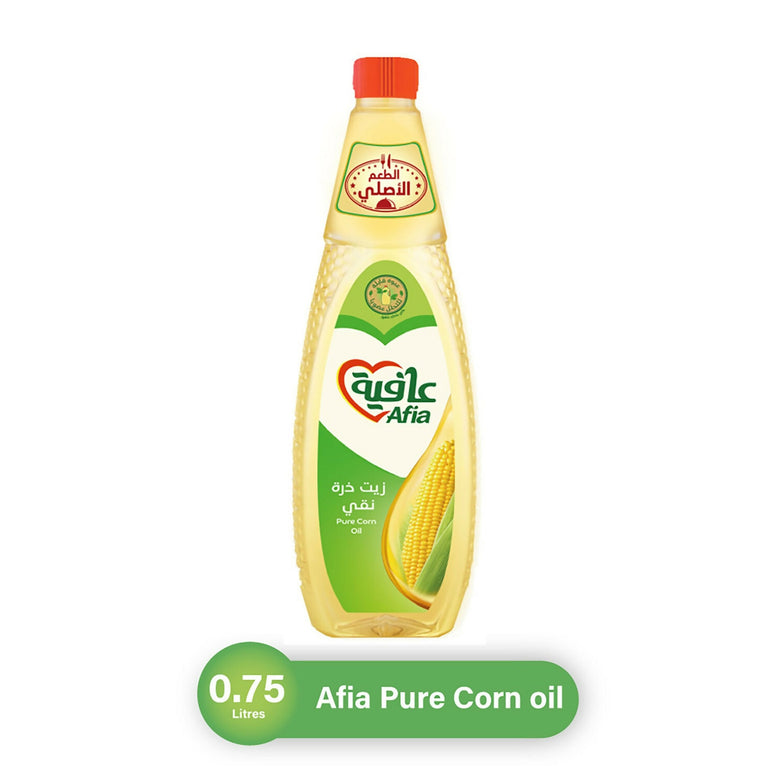 زيت الذرة النقي من عافية 750 مل