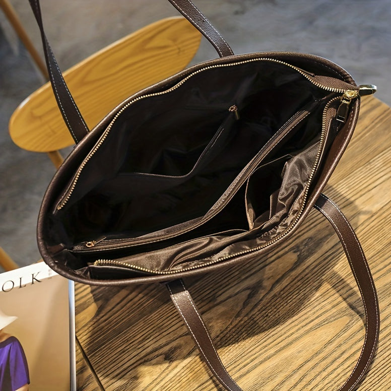 Bag Mens New Popular Fashion Large Capacity Shoulder Hand Improved Grade Tote Large Bag For Work Computer Bag