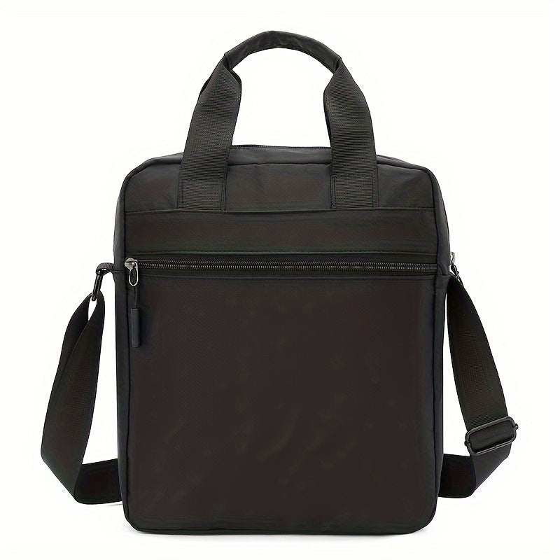 1pc New Mens Fashion Messenger Bag Business Trip Bag Business Briefcase Large Capacity Handbag Outdoor Casual Bag