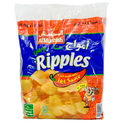 Al Mudhish Potato Chips Ripples Crunch Cheese 150g