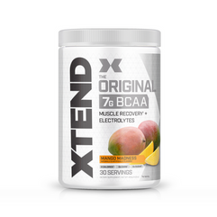 Scivation Xtend BCAA Powder Supplement Mango Flavor Sugar Free Carbohydrates Free Calorie Free 415 G