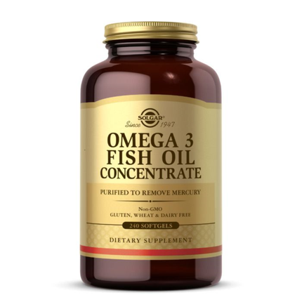 Solgar Omega 3 Fish Oil Concentrate Softgels 240 Softgels