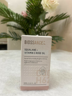 BIOSSANCE SQUALANE AND VITAMIN C ROSE OIL