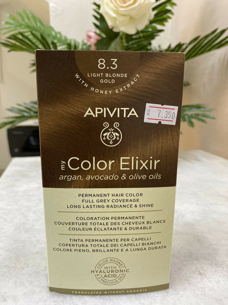 APIVITA HAIR COLOUR 8.3 LIGHT BLONDE GOLD