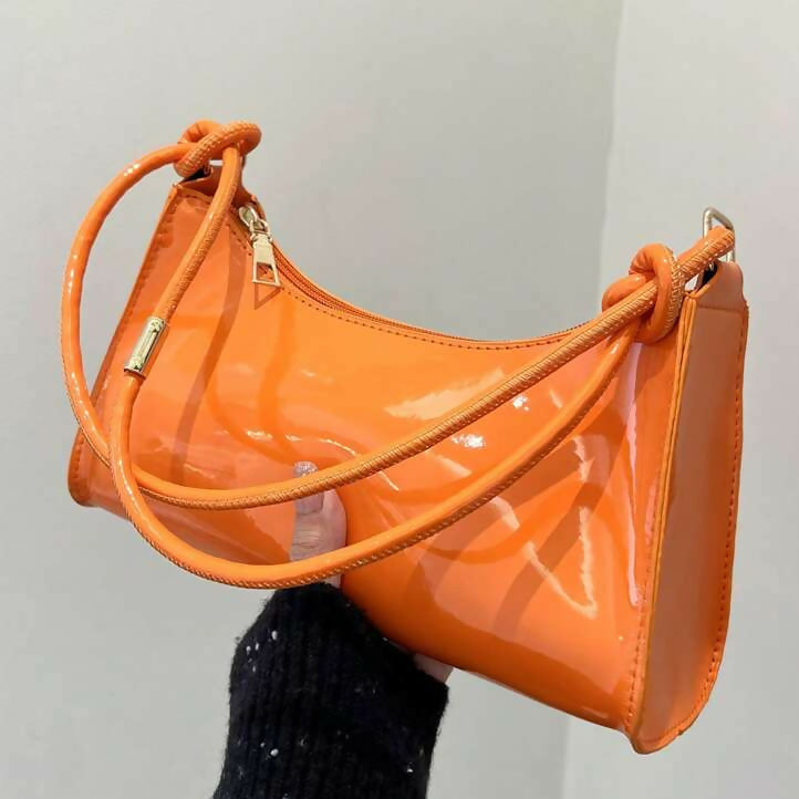 Simple, solid color and luxury hobo shoulder bag