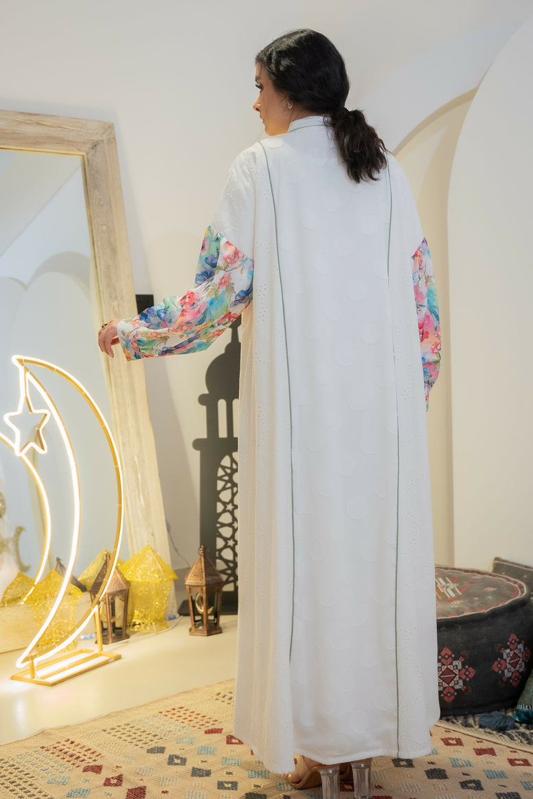 White abaya