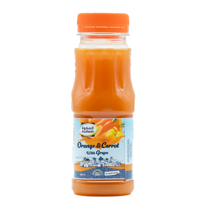 Asafwah Orange Juice Bottle 200ml