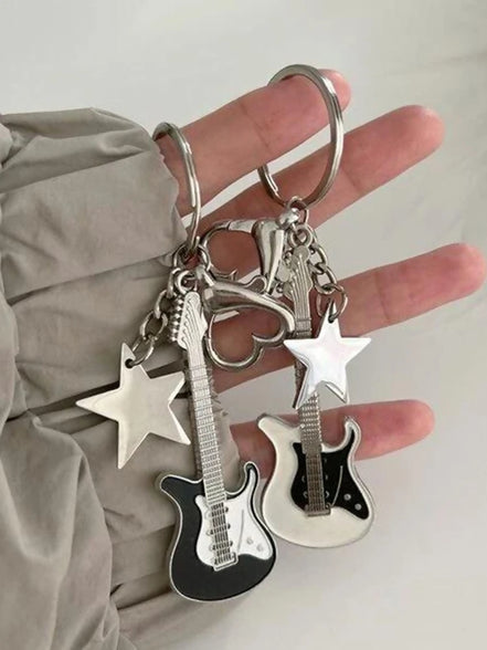 Guitar Shape Key Chain