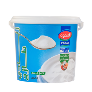 Al Safwah Full Fat Fresh Yoghurt, 2KG