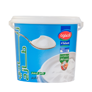 Al Safwah Full Fat Fresh Yoghurt, 2KG