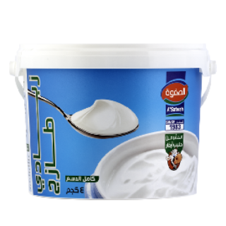 Al Safwah Full Fat Fresh Yoghurt, 4KG