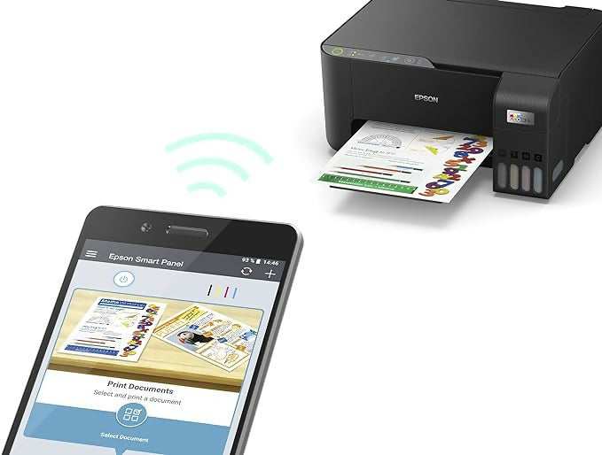 EPSON EcoTank L3250 Home ink tank printer A4| colour, 3-in-1 printer with WiFi and SmartPanel App connectivity