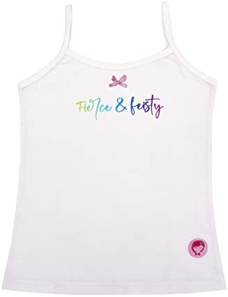 D'chica Girls Undershirt Cotton Camisoles Shelf Bra Layering Cami