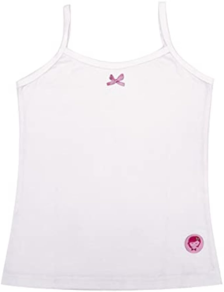 D'chica Girls Undershirt Cotton Camisoles Shelf Bra Layering Cami