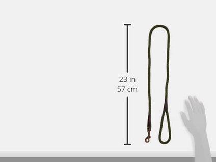 Heritage Nylon Rope Lead Green 1.07m X10mm Sz 1-3