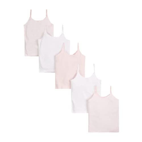 Mothercare Girls E0110 Pink And Cami Vests - 5 Pack 2-3Y