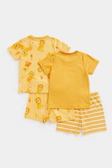 Mothercare Boys EA327 Safari Shortie Pyjamas - 2 Pack 4-5Y