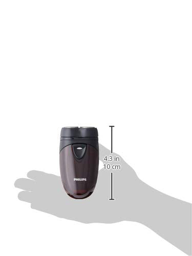 Philips PQ206 Men Electric Shaver Battery Operated with Floating Heads, Lightweight