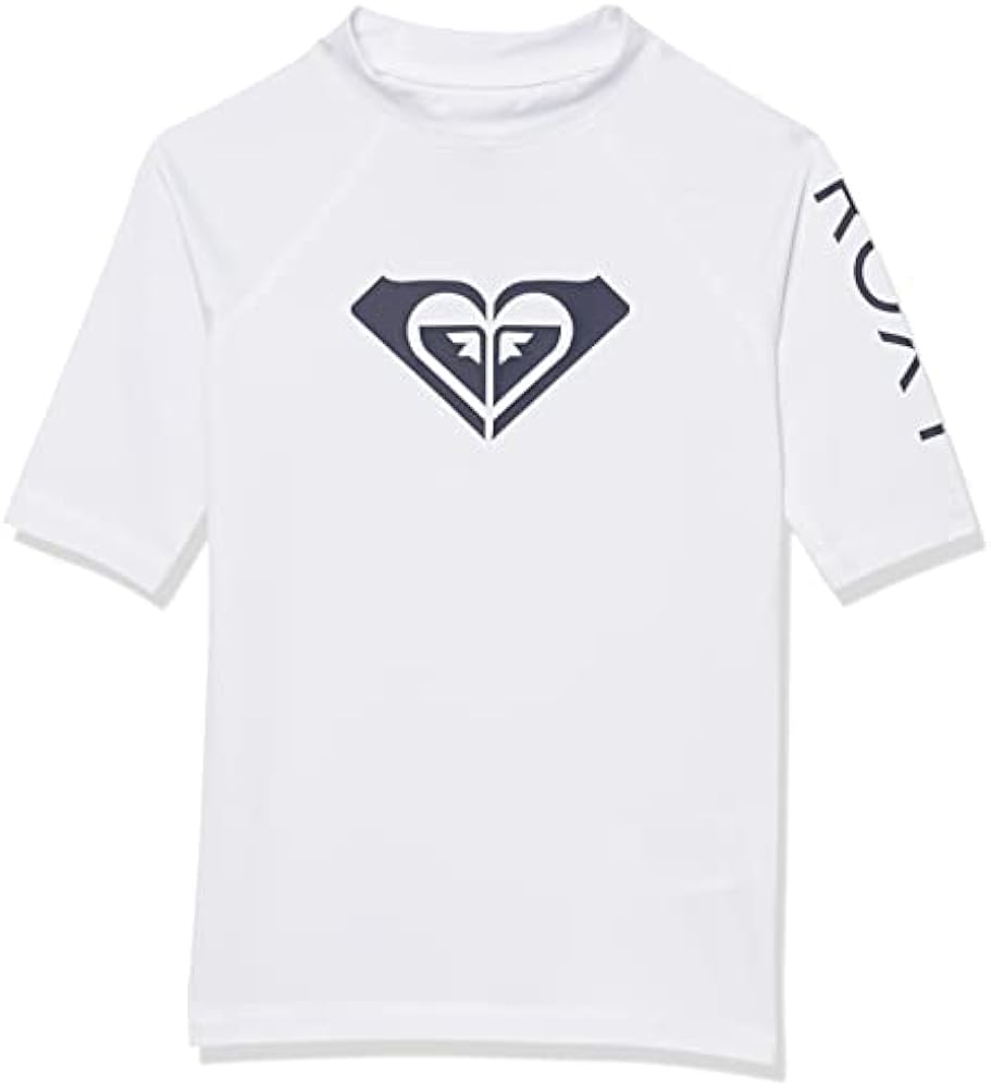 Roxy girls Rg Whole Hearted Short Sleeve Rashguard RG Whole Hearted Short Sleeve Rashguard