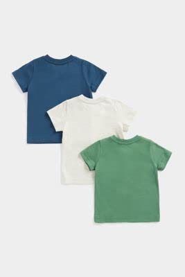 Mothercare Boys EC391 Hop, Jump, Pla Years T-Shirts - 3 Pack