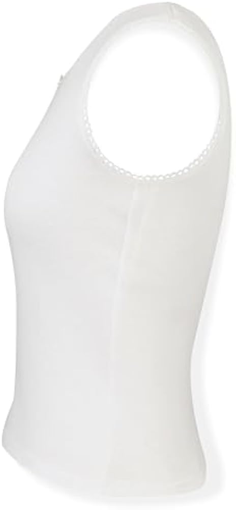 D'chica Girls Undershirt Cotton Camisoles Shelf Bra Layering Cami