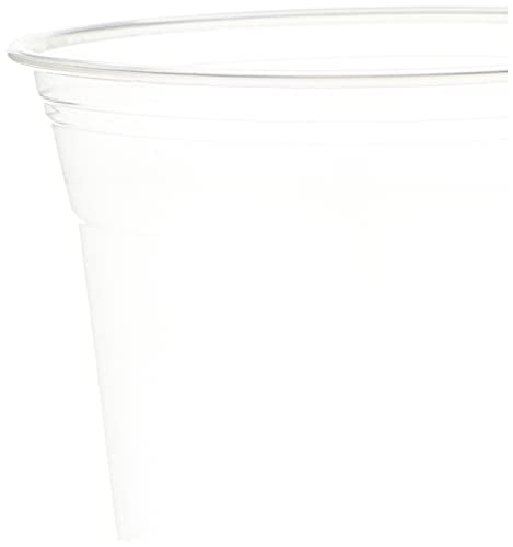 Fun® Biodegradable disposable clear plastic cup 16 Oz for Juices, Water, Cold Drinks,Drinking Cups, White Party Cups for Birthday Parties, Picnics, Ceremonies, and Weddings (Pack of 15)