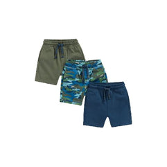 Mothercare Boys EB055 Crocs Jerse Years Shorts - 3 Pack