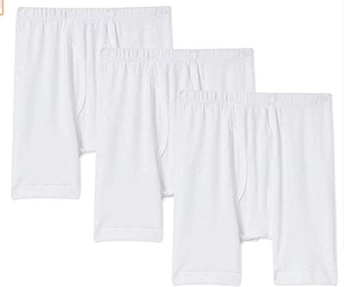 EveryOne 3 Pieces Boy Cotton Boxer white for Boys Underwear 5Y