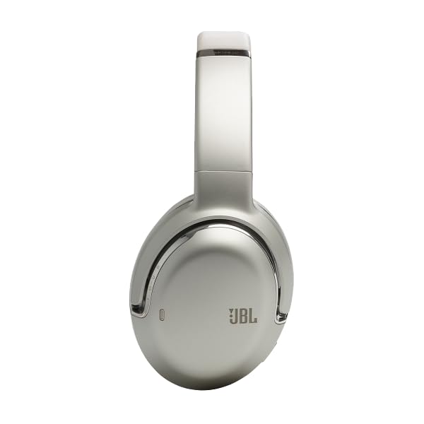 JBL Tour One M2 Wireless Over-Ear Noise Cancelling Headphones, ANC + Smart Ambient, 4-Mic, Legendary Pro Sound, Immersive Spatial Sound, Personi-Fi 2.0, Bluetooth 5.3 - Champagne, JBLTOURONEM2CPG