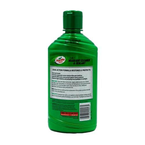 Turtle Wax, 2 in 1 Headlight Cleaner & Sealant, 266 ml, 50285