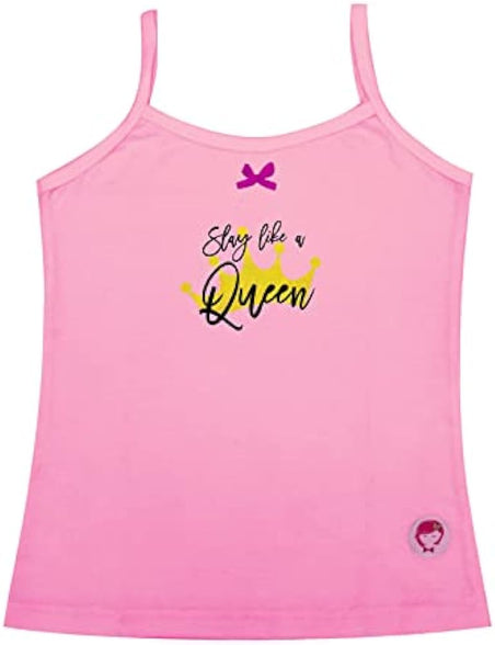 D'chica Girls Undershirt Cotton Camisoles Shelf Bra Layering Cami