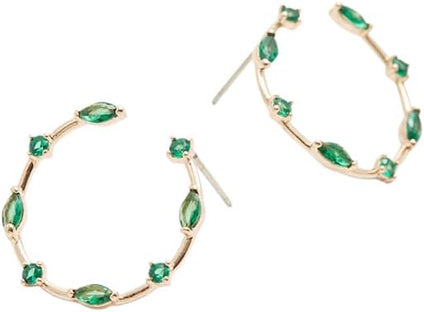 Aldo Womens Dark Green Freithiel Pierced Earring One Size