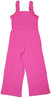 AIKO Girls AIKO-Girls One Piece Pink Jacquard Fabric Jumpsuit Jumpsuit (pack of 1)