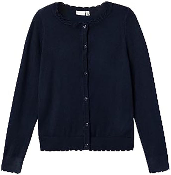 Bestseller A/S Girl's Nkfvamone Ls Knit Card K Noos Cardigan Sweater