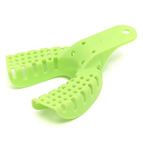 10x Dental Impression Trays Plastic Tooth Tray U Shape Teeth Holder Tools Green