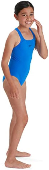 Speedo ECO Endurance+ Medallist Swimsuit, Comfortable, Stylish Design, Extra Flexibility, Junior Girls