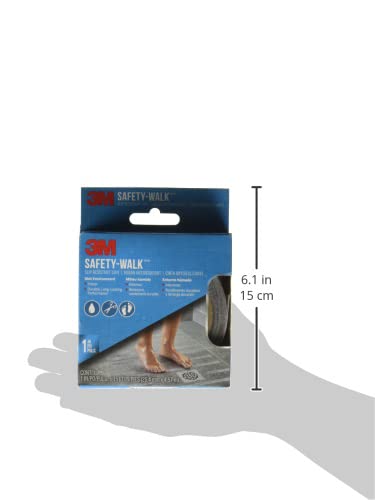 3M Safety-Walk Tub and Shower Tread, Clear, 1-Inch by 180-Inch Roll, 7640NA