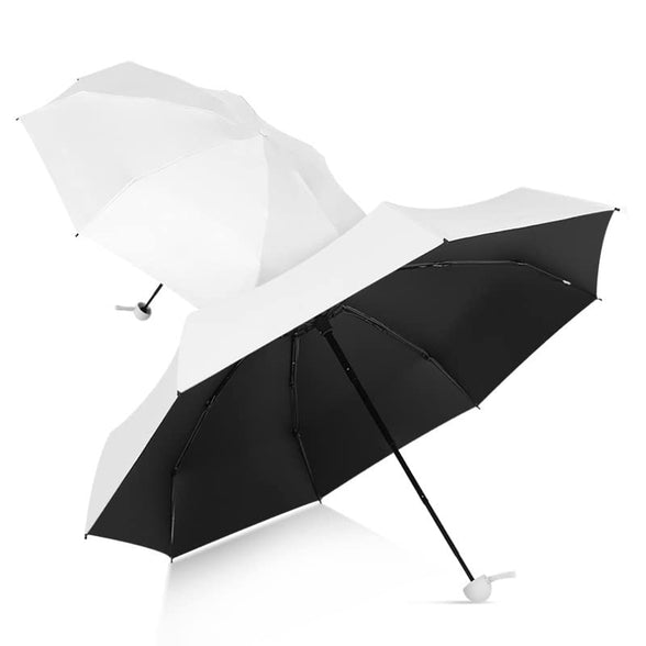 Folding Umbrellas Travel Pocket Umbrella Small Mini Umbrella Light Compact Design Perfect for Travel Lightweight Portable Parasol Outdoor Summer Sun Rain Umbrellas