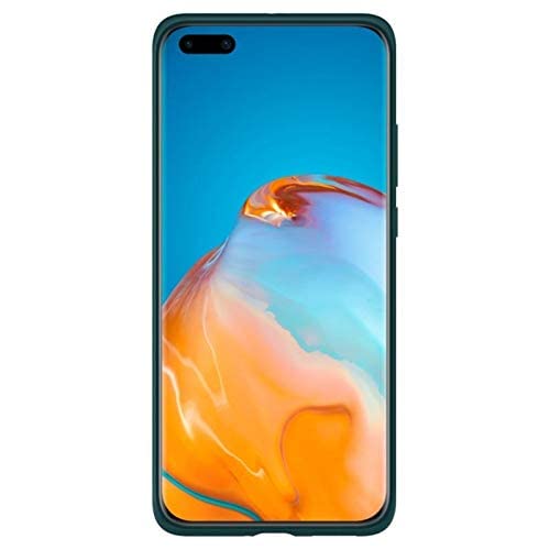 Huawei P40 Pro PU Mobile Phone Case, Original Accessory, Ink Green